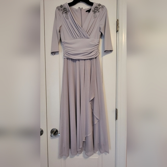 Signature by Sangria Dresses & Skirts - Gorgeous Light grey semi-formal dress